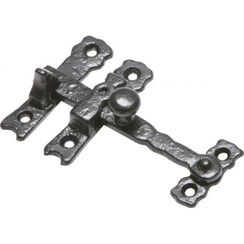 Kirkpatrick Cupboard Latch Set - Black Antique