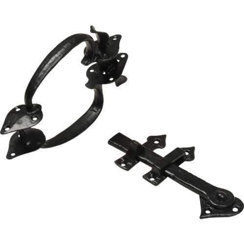 Kirkpatrick Gothic Thumb Latch - Black Antique - 8