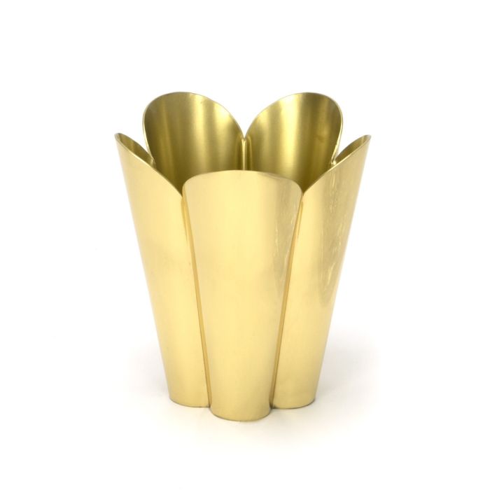 From The Anvil Brass Flora Plant Pot
