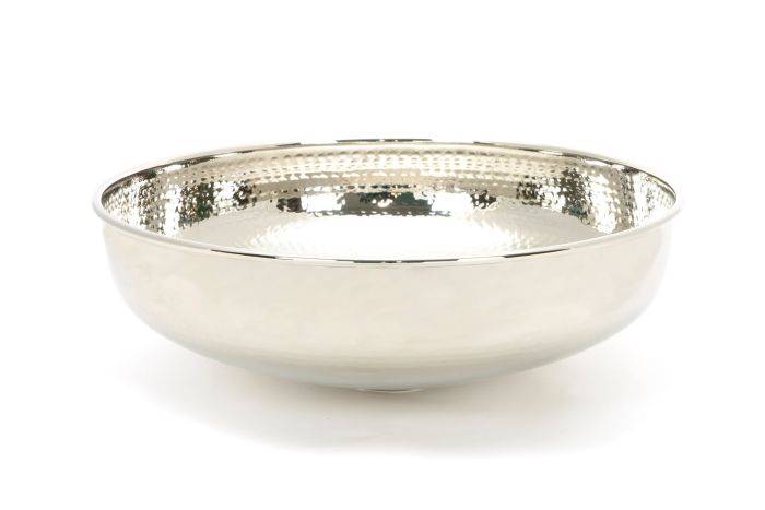 From The Anvil - Hammered Round Sink - Nickel