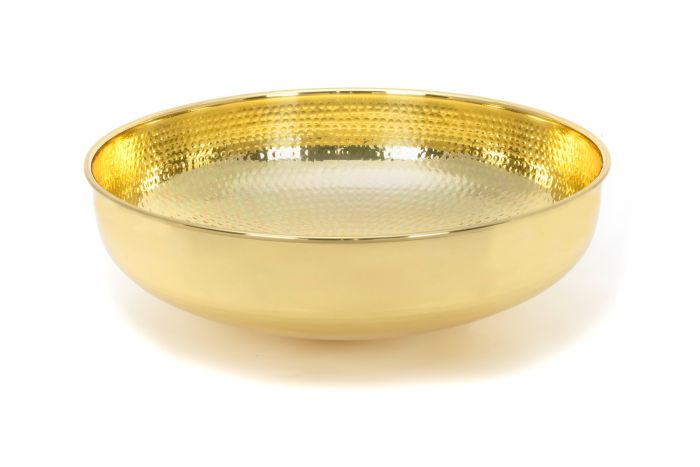 From The Anvil - Hammered Round Sink - Brass