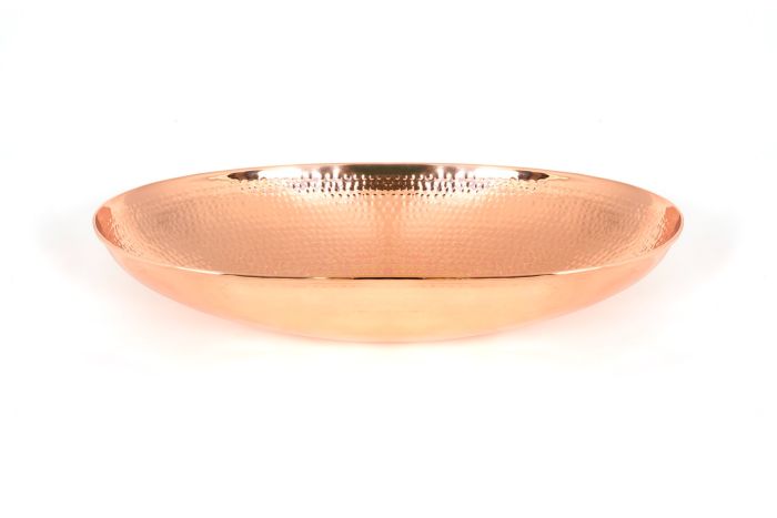 From The Anvil - Hammered Oval Sink - Copper
