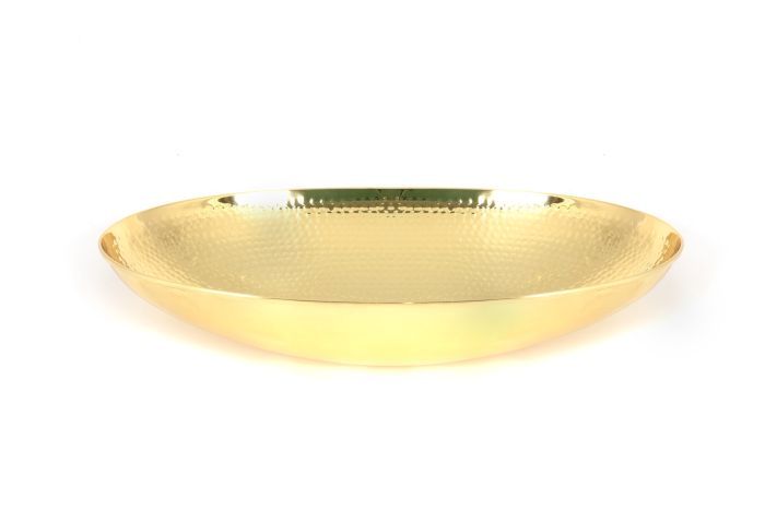 From The Anvil - Hammered Oval Sink - Brass