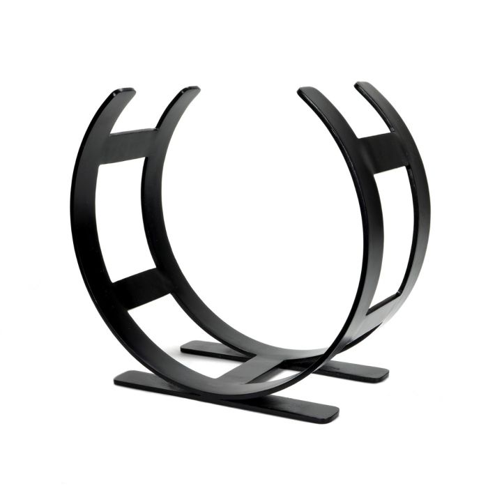 From The Anvil Matt Black Curved Log Holder
