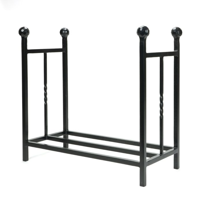 From The Anvil - Rectangular Log Holder - Matt Black