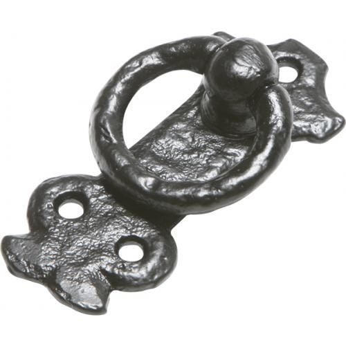 Kirkpatrick Drawer Handle - Black Antique - 80mm
