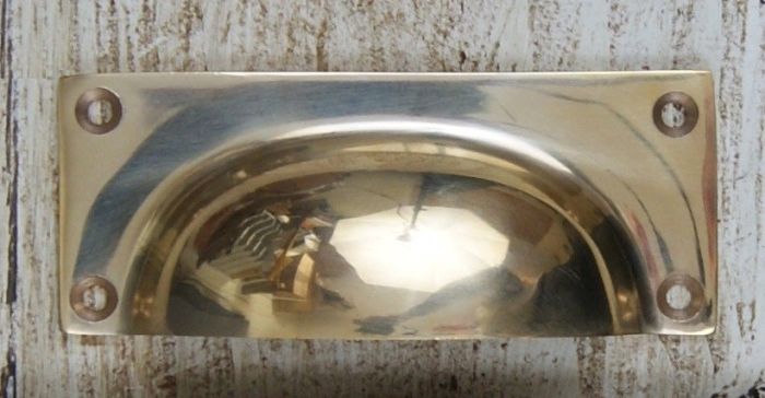 Cottingham Solid Brass Square Cup Handle