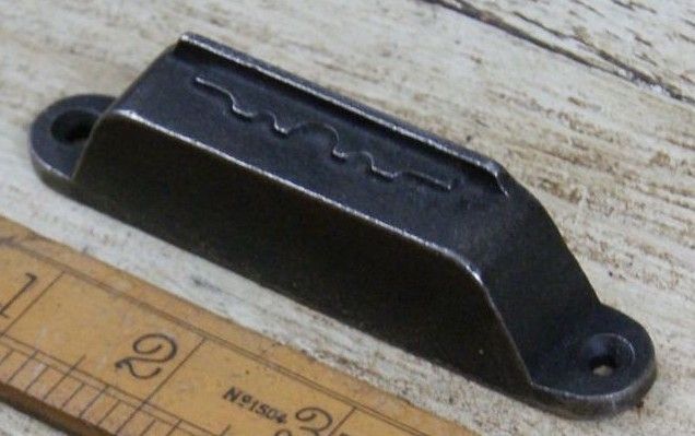Cottingham - Patterned Rim Lock Keep - Antique Iron