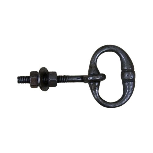 Cottingham - Ring & Bolt Drop Handle - Antique Iron