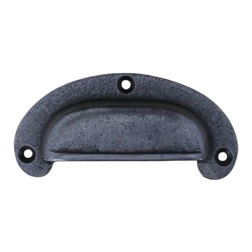 Cottingham - Lipped Cup Handle - Antique Iron