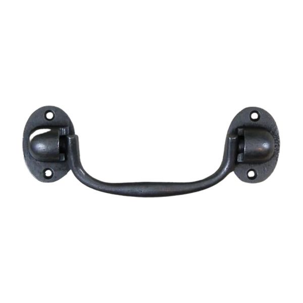 Cottingham - Raised Oval Lifting Drop Handle - Antique Iron