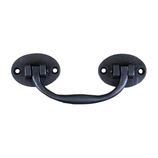 Cottingham - Oval Lifting Drop Handle - Antique Iron