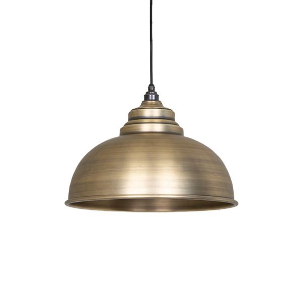 From The Anvil - Harborne Pendant - Aged Brass