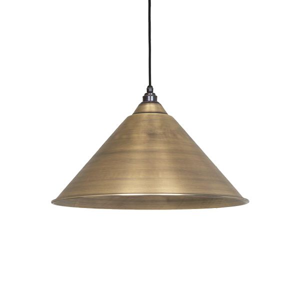 From The Anvil - Hockley Pendant - Aged Brass