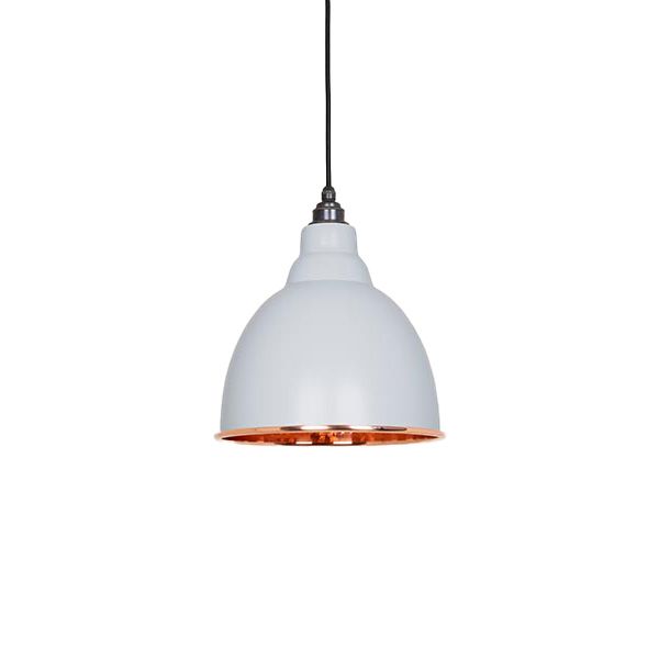From The Anvil - Hammered Copper Brindley Pendant - Birch