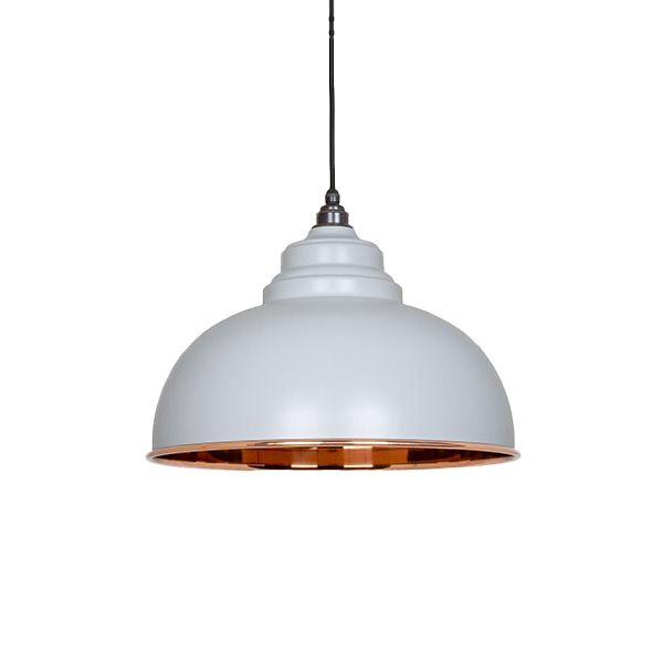 From The Anvil - Smooth Copper Harborne Pendant - Birch