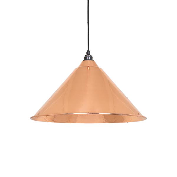 From The Anvil - Hockley Pendant - Hammered Copper