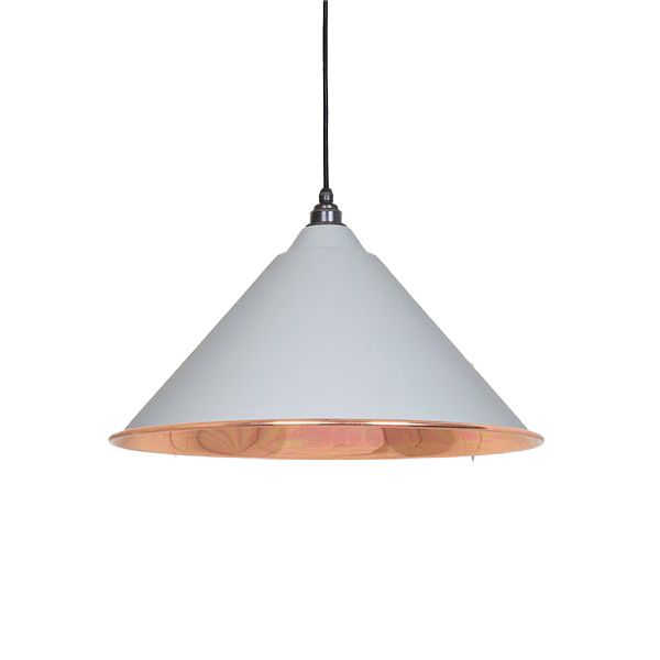 From The Anvil - Smooth Copper Hockley Pendant - Birch
