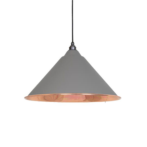 From The Anvil - Smooth Copper Hockley Pendant - Bluff
