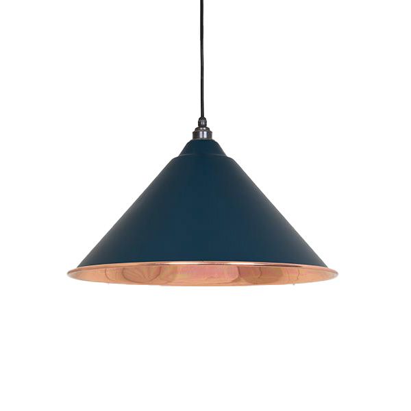 From The Anvil - Smooth Copper Hockley Pendant - Dusk