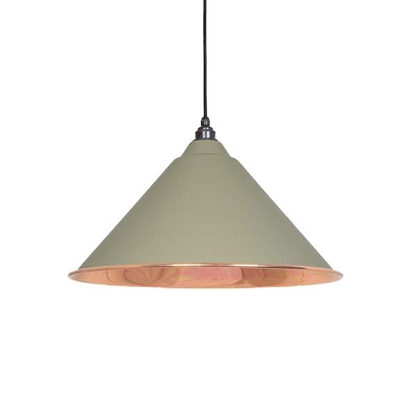 From The Anvil - Smooth Copper Hockley Pendant - Tump