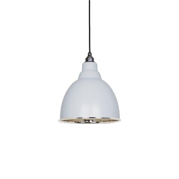 From The Anvil - Smooth Nickel Brindley Pendant - Birch