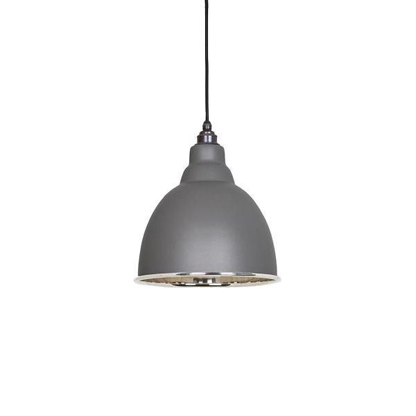 From The Anvil - Smooth Nickel Brindley Pendant - Bluff