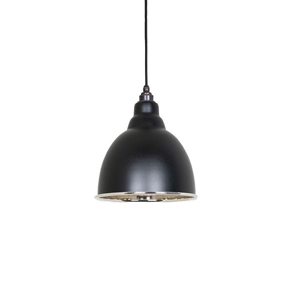 From The Anvil - Smooth Nickel Brindley Pendant - Elan Black