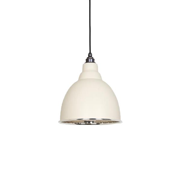 From The Anvil - Smooth Nickel Brindley Pendant - Teasel
