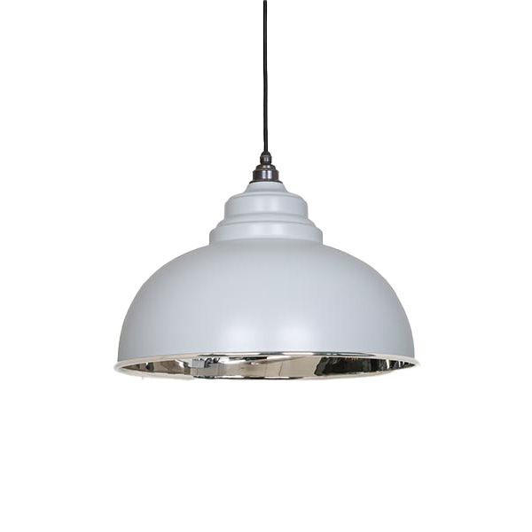 From The Anvil - Smooth Nickel Harborne Pendant - Birch
