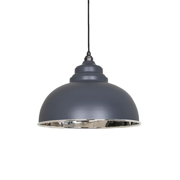 From The Anvil - Smooth Nickel Harborne Pendant - Slate