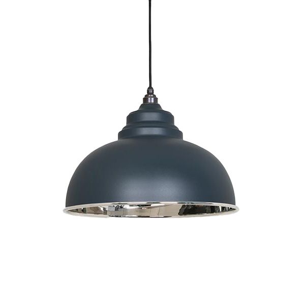 From The Anvil - Smooth Nickel Harborne Pendant - Soot