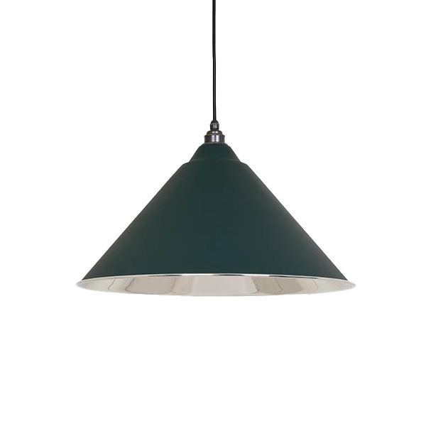 From The Anvil - Smooth Nickel Hockley Pendant - Dingle