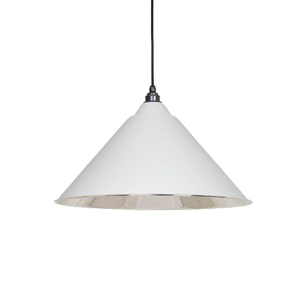 From The Anvil - Smooth Nickel Hockley Pendant - Flock