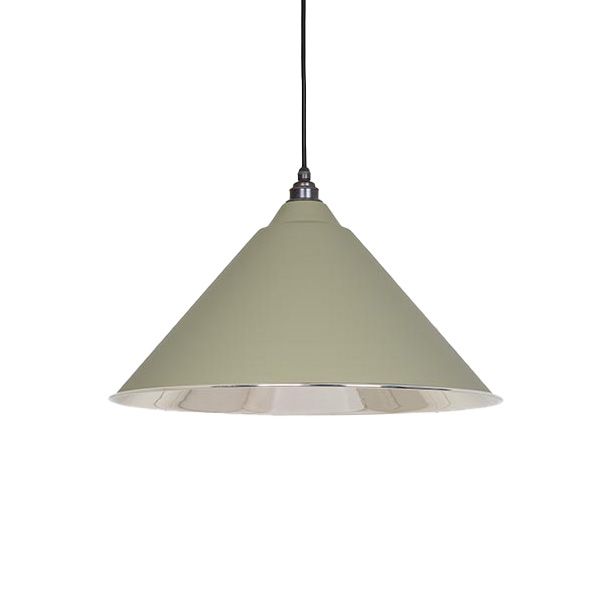 From The Anvil - Smooth Nickel Hockley Pendant - Tump