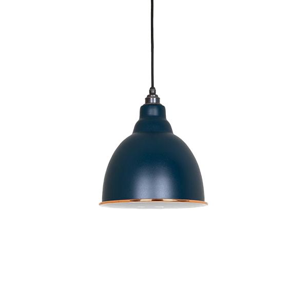 From The Anvil - White Gloss Brindley Pendant - Dusk
