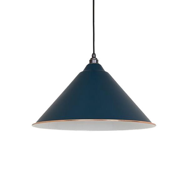 From The Anvil - White Gloss Hockley Pendant - Dusk
