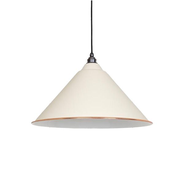 From The Anvil - White Gloss Hockley Pendant - Teasel