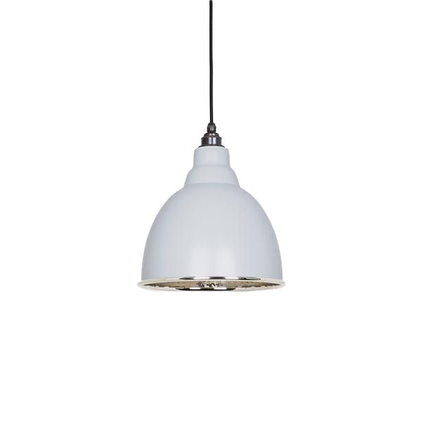 From The Anvil - Hammered Nickel Brindley Pendant - Birch