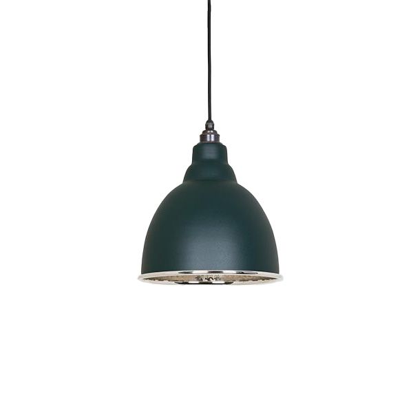 From The Anvil - Hammered Nickel Brindley Pendant - Dingle