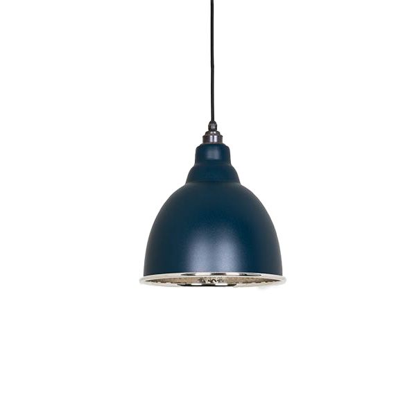From The Anvil - Hammered Nickel Brindley Pendant - Dusk