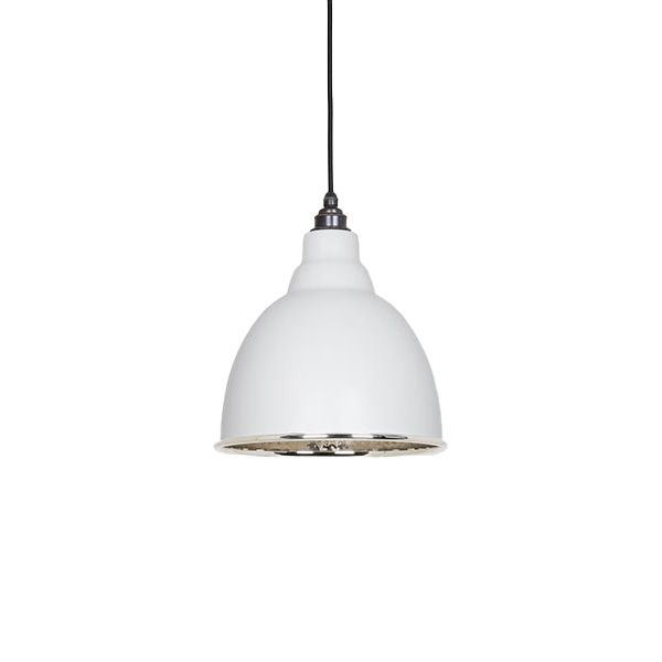From The Anvil - Hammered Nickel Brindley Pendant - Flock