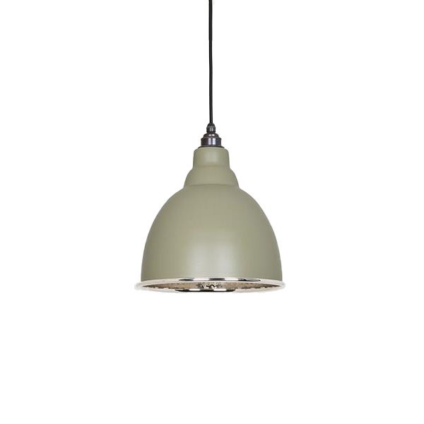 From The Anvil - Hammered Nickel Brindley Pendant - Tump