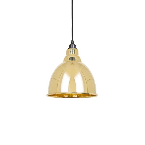 From The Anvil - Brindley Pendant - Hammered Brass