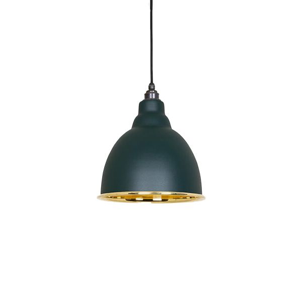 From The Anvil - Smooth Brass Brindley Pendant - Dingle