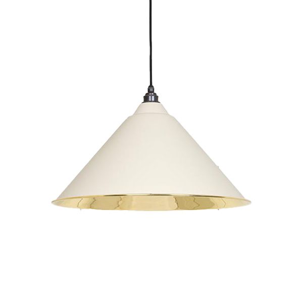 From The Anvil - Smooth Brass Hockley Pendant - Teasel