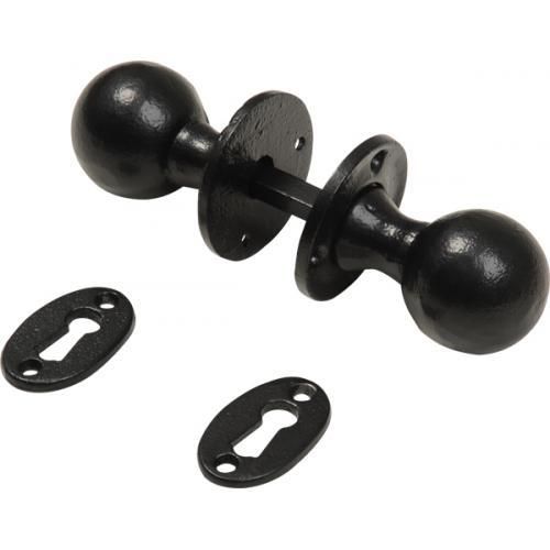 Kirkpatrick Mortice/rim Ball Door Knob Set - Pair