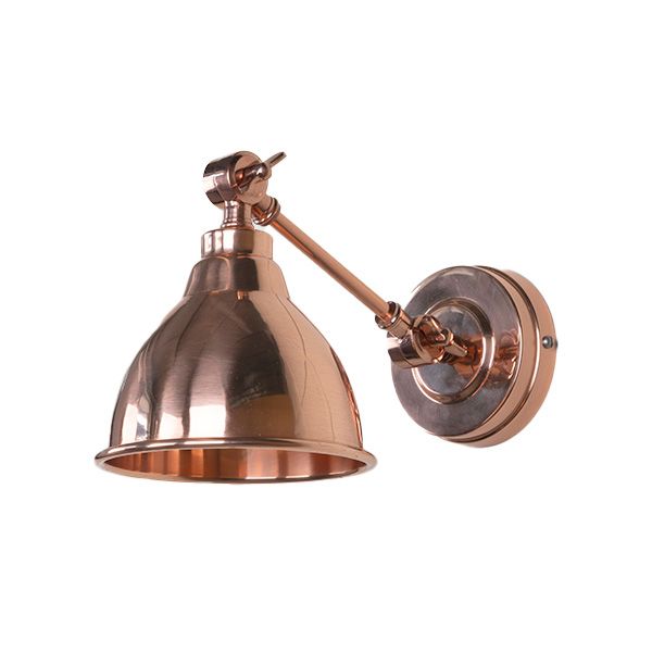 From The Anvil - Brindley Wall Light - Smooth Copper