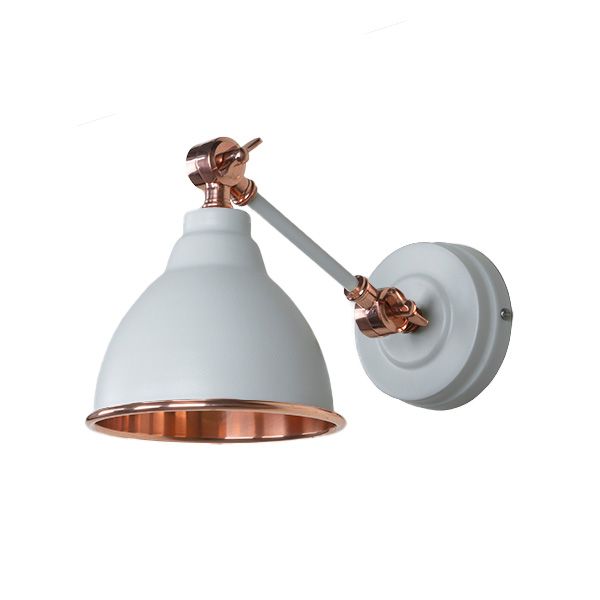 From The Anvil - Smooth Copper Brindley Wall Light - Birch