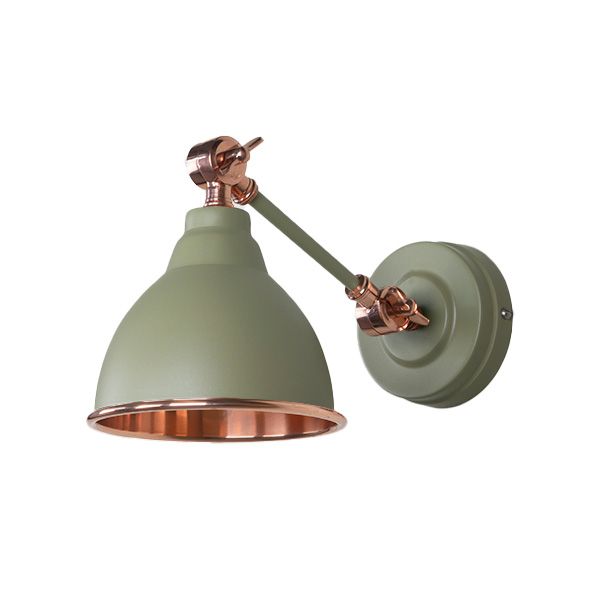 From The Anvil - Smooth Copper Brindley Wall Light - Tump